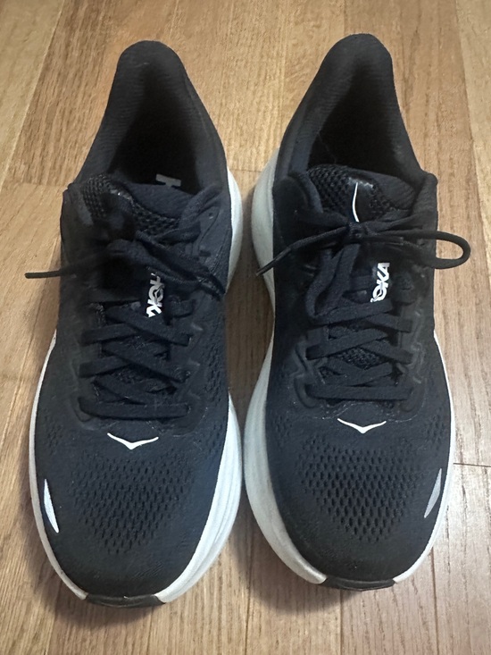 Hoka Shoes - Hoka Black and White Running Sneakers